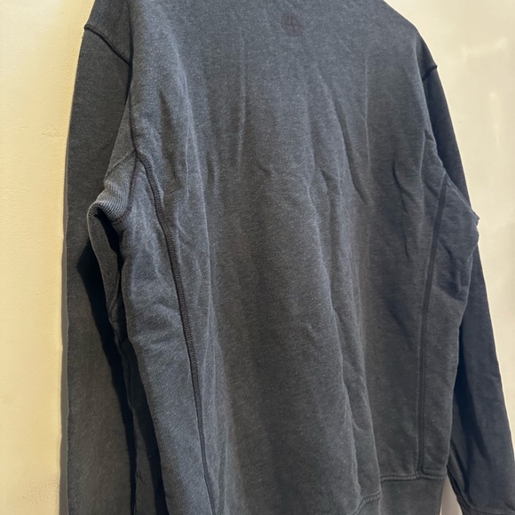 Stone Island Embroidered Logo Sweatshirt Men’s Pullover Size Large Grey - Picture 9 of 11